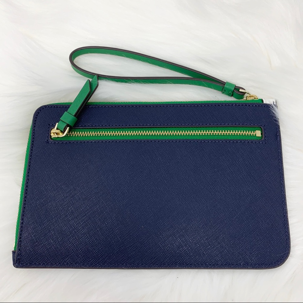 Kate spade medium L-zip wristlet Cameron green - Picture 2 of 5